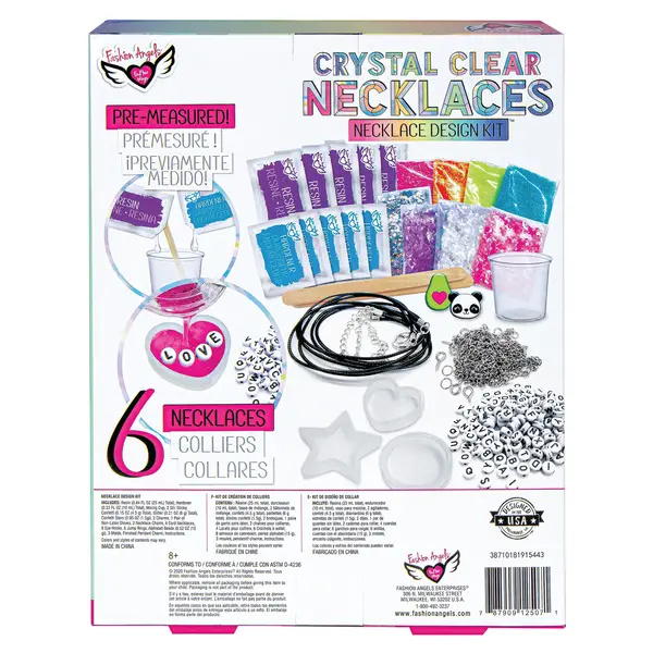 Fashion Angels Crystal Clear Necklaces Design Kit