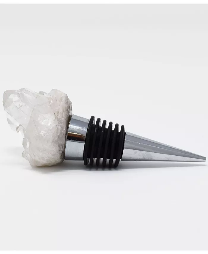 Nature's Decorations - Wine Stopper with Quartz