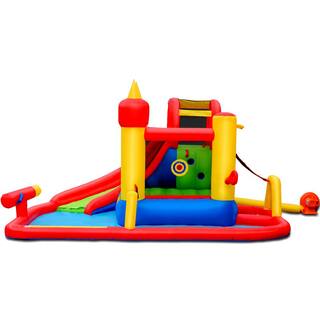 HONEY JOY Jumping Bounce House 14 ft. Inflatable Water Slide TOPB002069