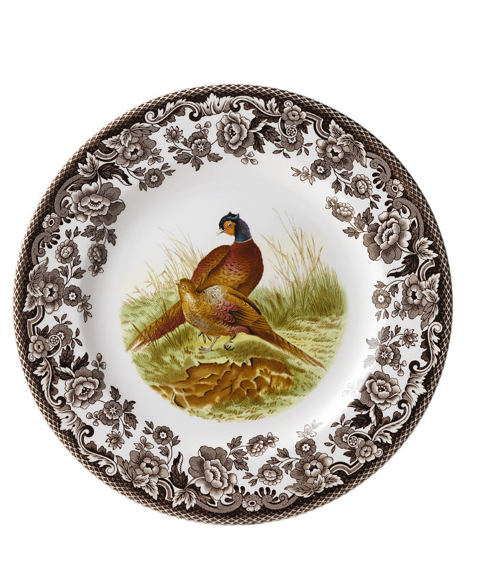 Spode Woodland by Pheasant Salad Plate