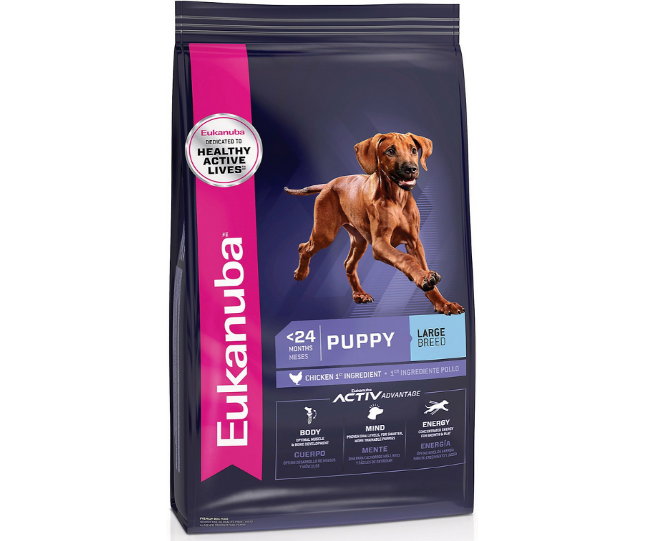 Eukanuba - Large Breed， Puppy Chicken Recipe Dry Dog Food