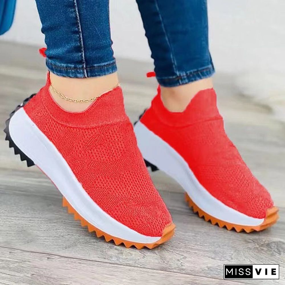 Women'Casual Mesh Colorblock Sneakers