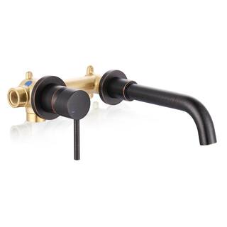 IVIGA Modern Single-Handle Wall Mounted Bathroom Faucet in Oil Rubbed Bronze VBB01RB