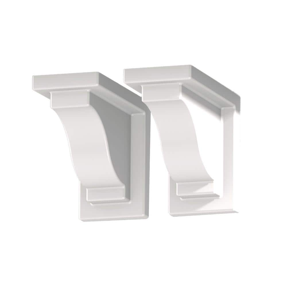 Mayne Yorkshire White Vinyl Decorative Corbel 4821W