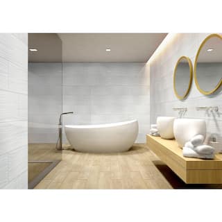 MSI Sapheda Riptide Satin 12 in. x 24 in. Matte Ceramic Stone Look Wall Tile (16 sq. ft.Case) NHDSAPRIP1224