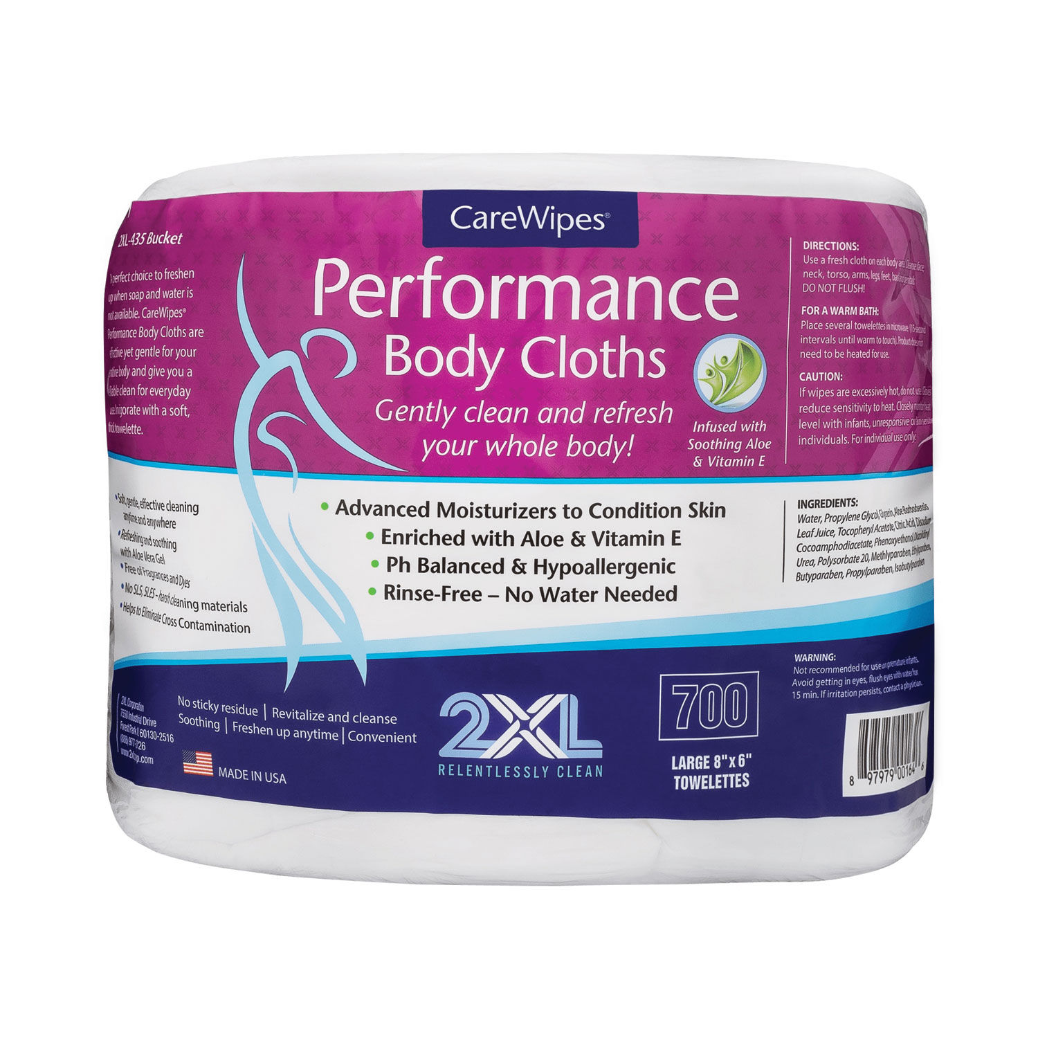 Performance Body Cloths by 2XL TXLL336