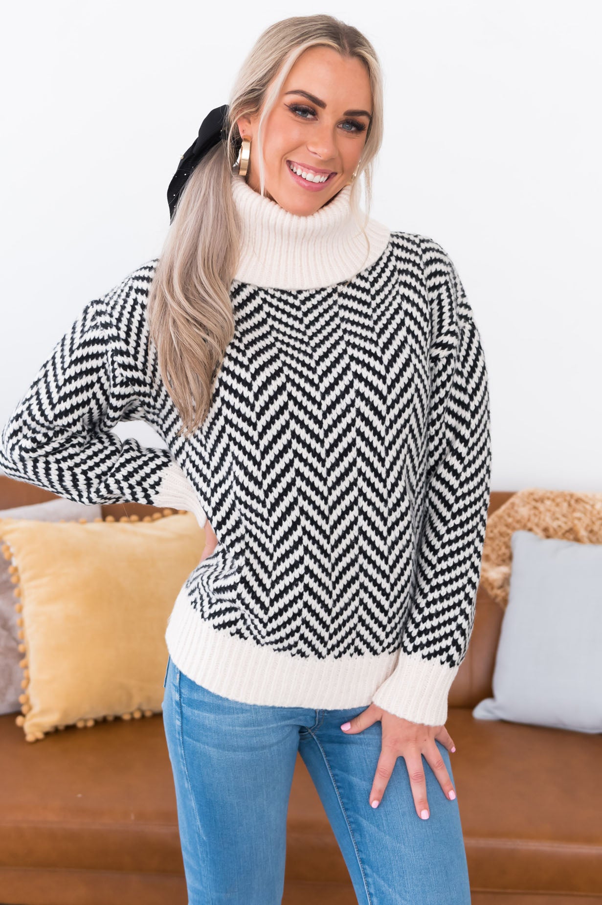 Next Up, Fall Modest Chevron Sweater