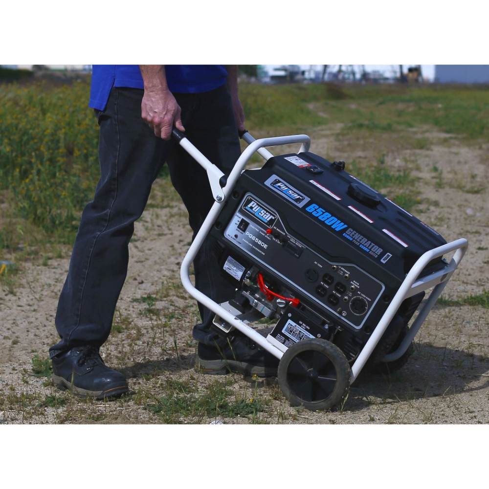 Pulsar Generator 120/240V 6580W 274 cc 4 Stroke Gasoline Portable ;