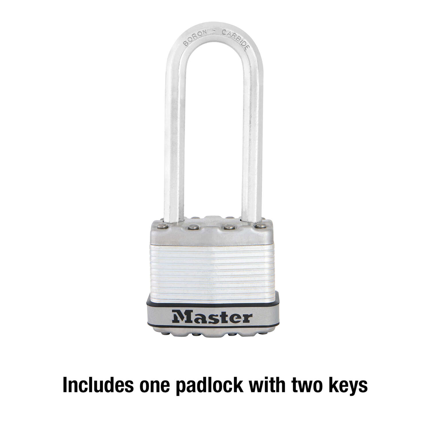 Master Lock 1-9/16 in. H X 11/16 in. W X 1-3/4 in. L Steel Dual Ball Bearing Locking Padlock Keyed A