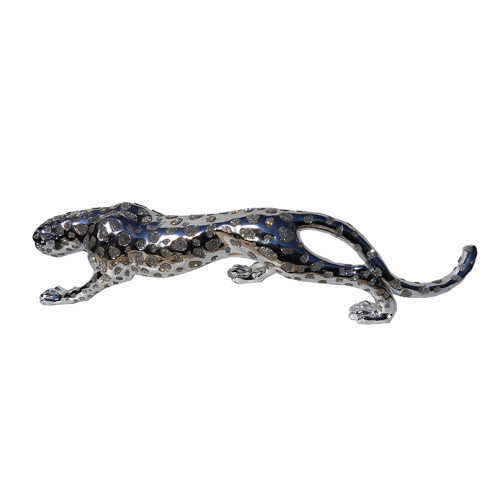 Ambrose Diamond Encrusted Chrome Plated Panther (4...