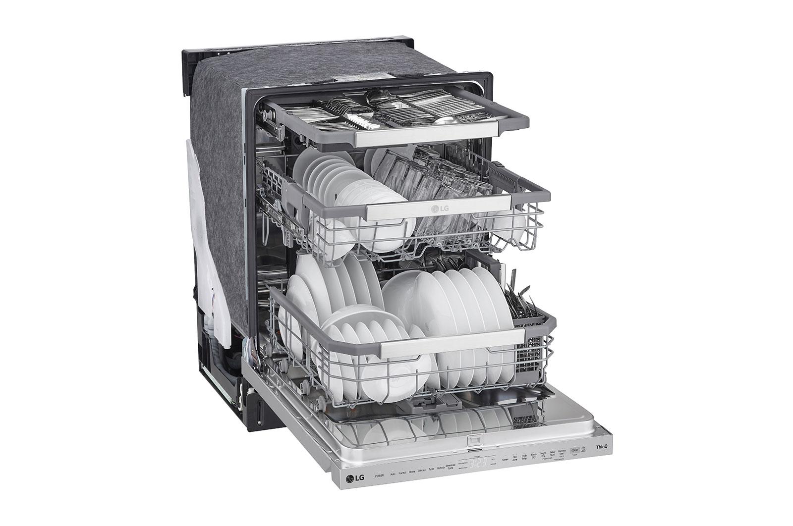 Lg LDPS6762S Smart Top Control Dishwasher With Quadwash® Pro, Truesteam® And Dynamic Dry®