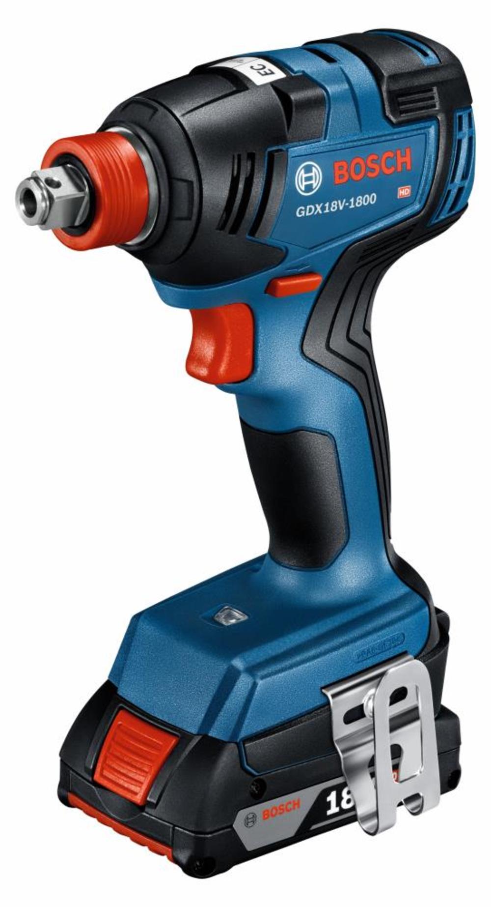 18V EC Brushless 1/4 In. and 1/2 In. Two-in-One Bit/Socket Impact Driver Kit with 2.0 Ah SlimPack Battery