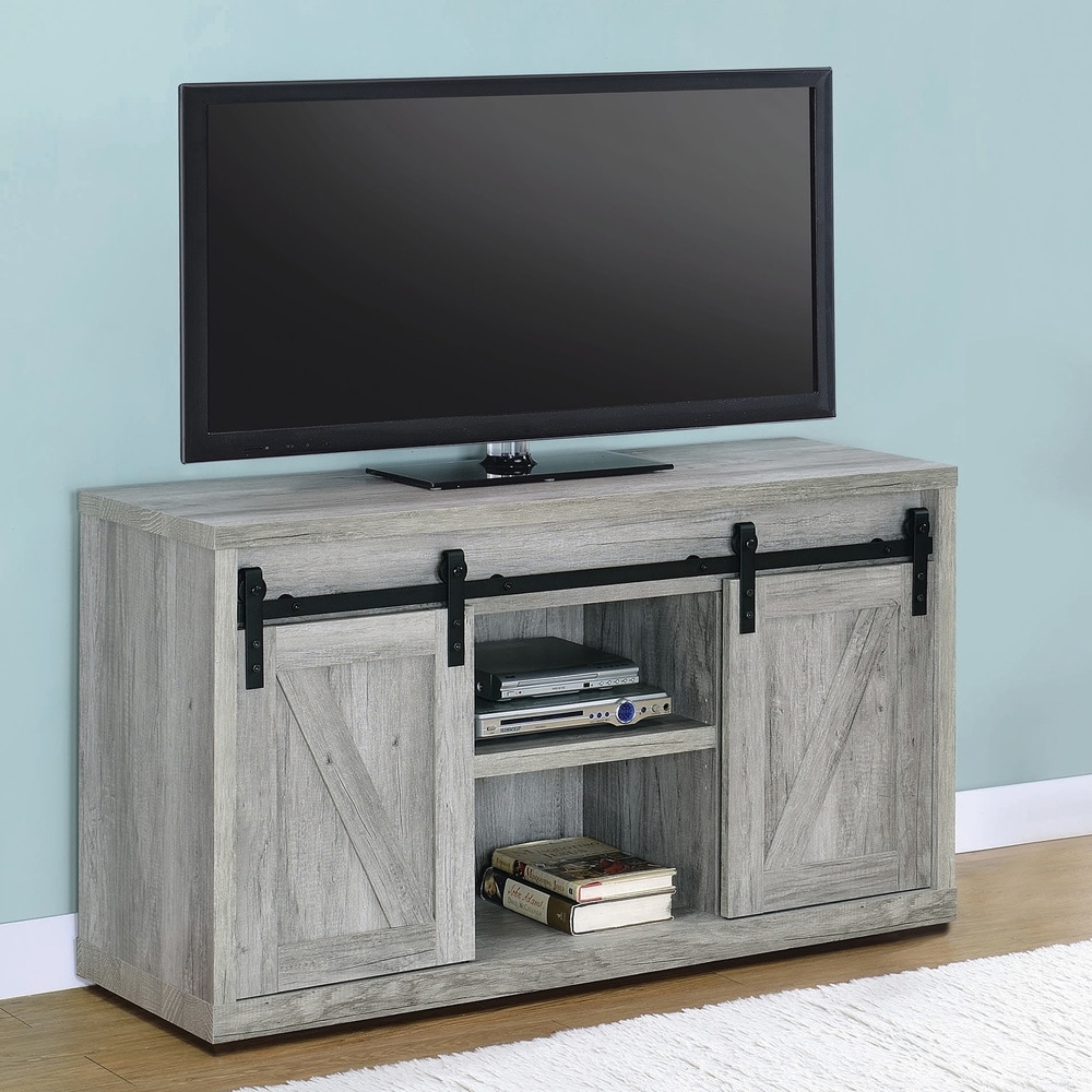 Coaster Furniture Brockton 48 inch 3 shelf Sliding Doors TV Console