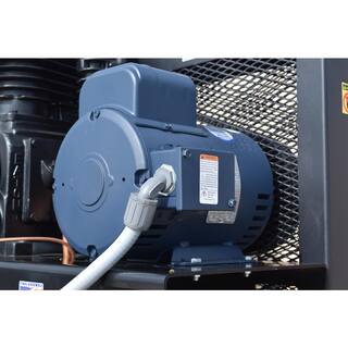 EMAX Industrial Series 80 Gal. 5 HP 1-Phase Electric Air Compressor with pressure lubricated pump HI05V080I1