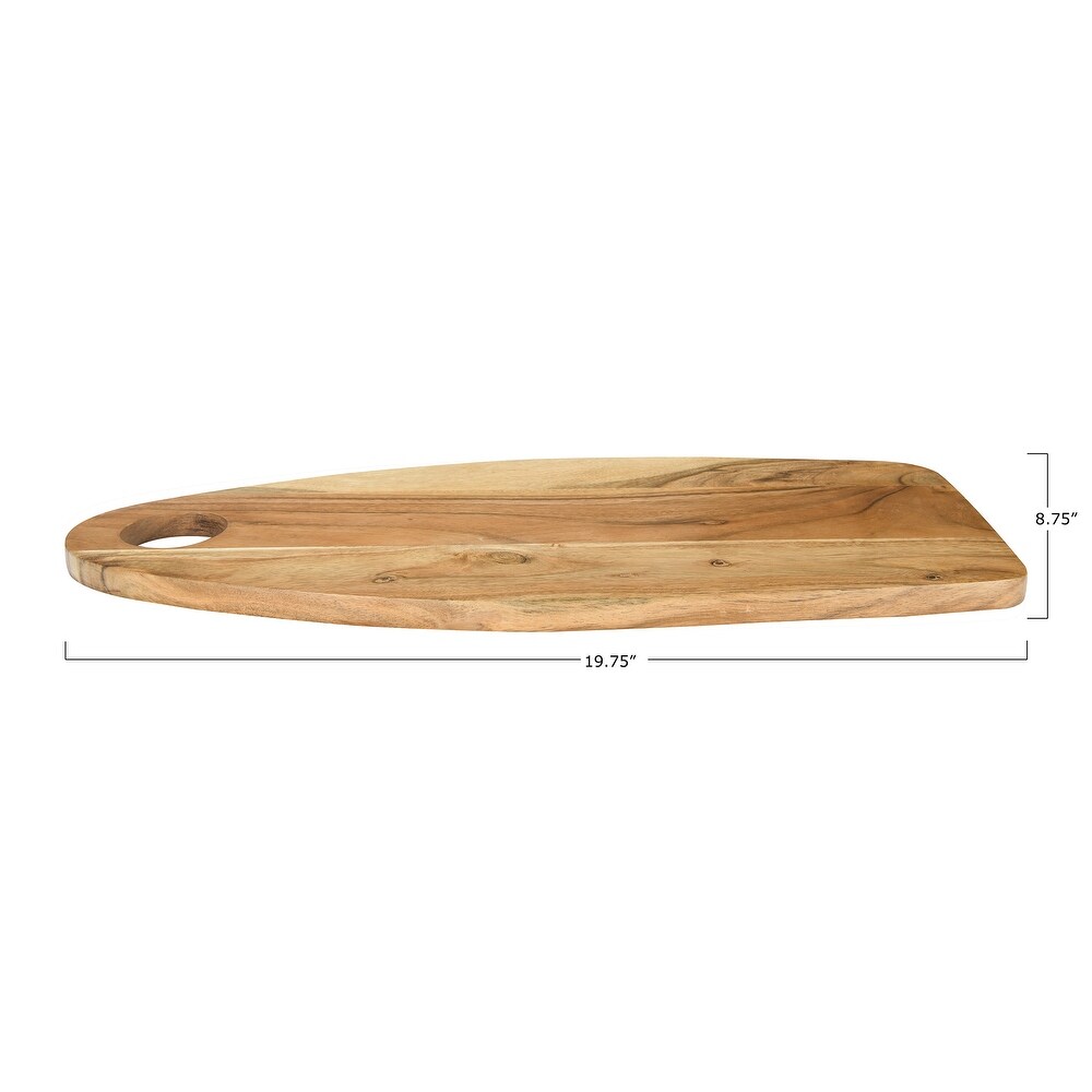 Acacia Wood Cheese/Cutting Board with Handle