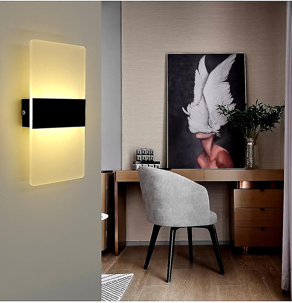 2pcs 290mm Dimmable Led Indoor Wall Light Led Indoor Wall Lamp In Brushed Silver 3000k-6000k Warm White 220v