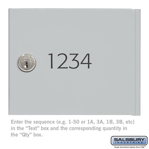 Salsbury Industries 3674ALM Custom Door Engraving ...