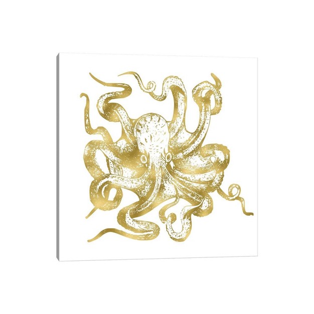 Vintage Gold Octopus By Nature Magick Unframed Wall Canvas Icanvas