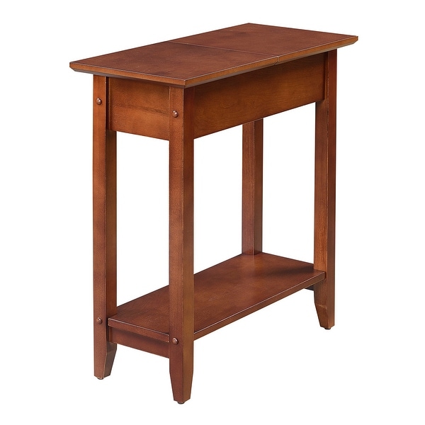 Copper Grove Aubrieta Narrow Flip Top Storage End Table