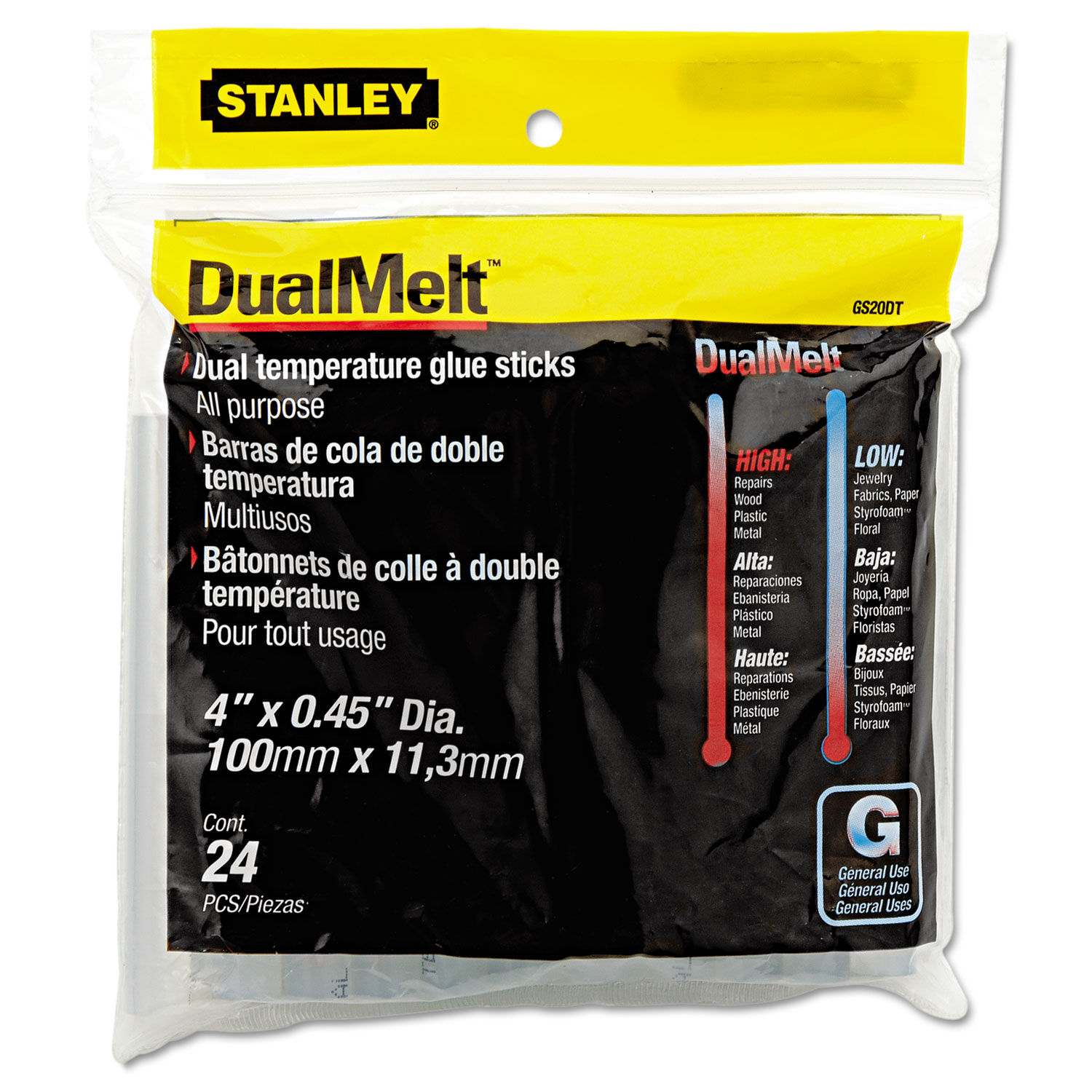 Dual Temperature Glue Sticks by Stanleyandreg; BOSGS20DT