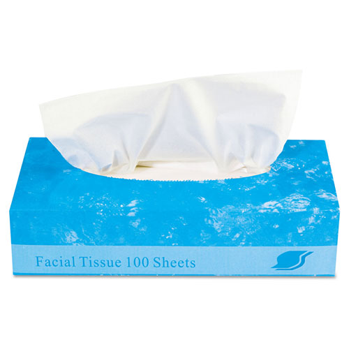 GEN Boxed Facial Tissue | 2-Ply， White， 100 Sheets