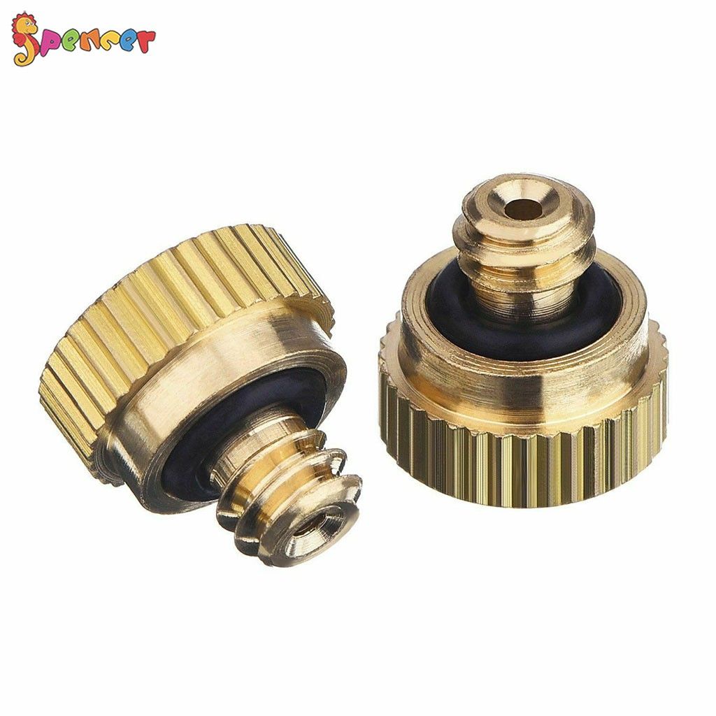 20/30Pcs Brass Misting Nozzles Water Mister Sprinkle Water Hose Nozzles for Cooling System 0.012