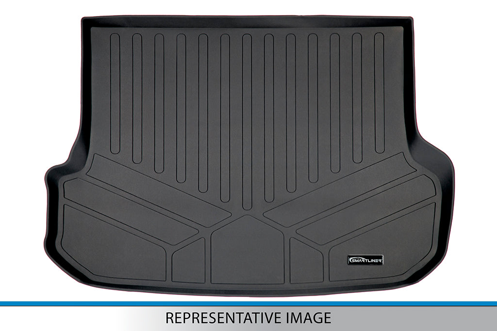 Smartliner SD0532 Cargo Liner Behind 2nd Row Custom Fit for 2021 Kia Seltos SX Turboand#44; Black