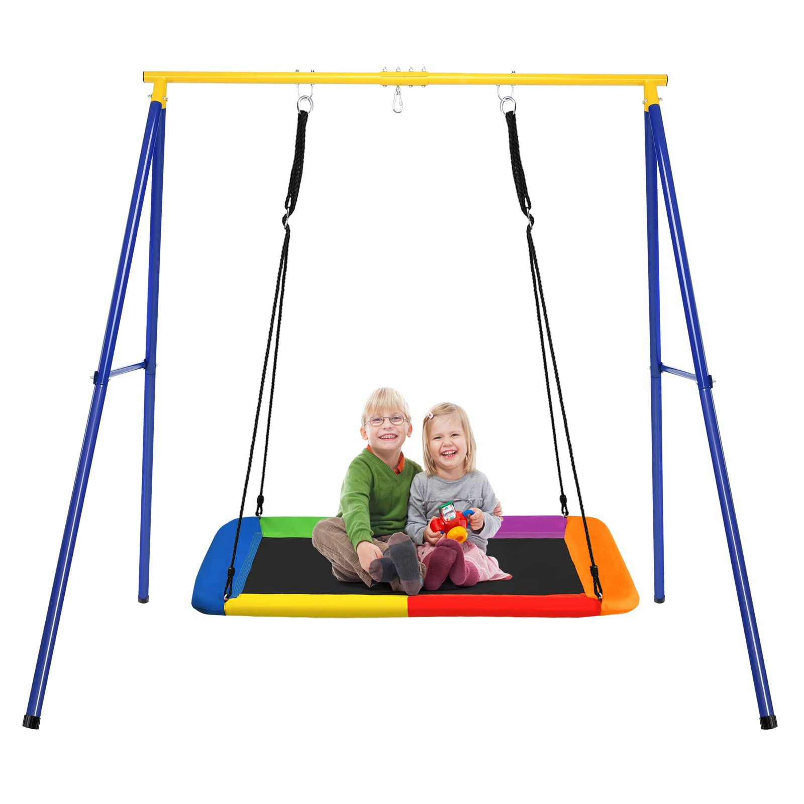 550lbs Swing Frame Stand with 60'' Platform Swing (Swing Frame with Platform Swing)