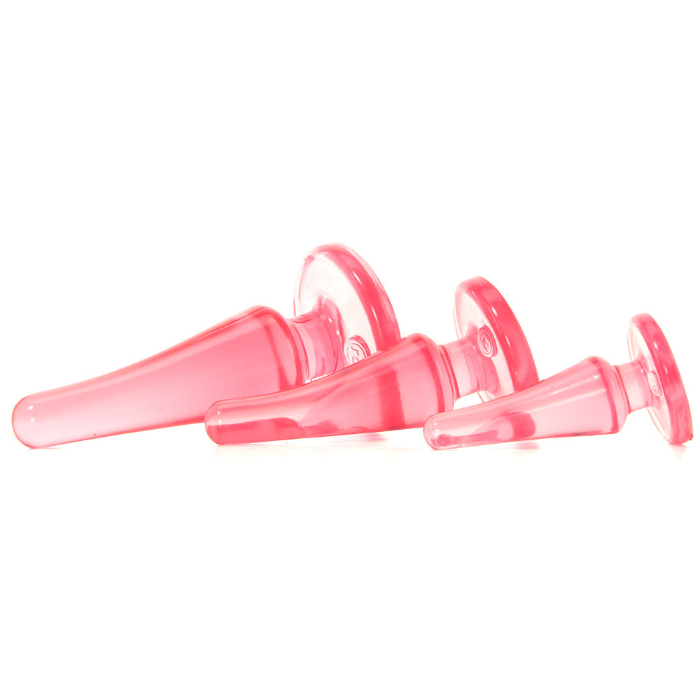 Crystal Jellies Anal Initiation Kit in Pink