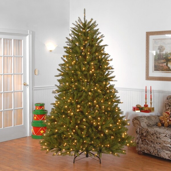 National Tree Company 9 ft. Dunhill Prelit Dual Color Tree w/ 9function Footswitch