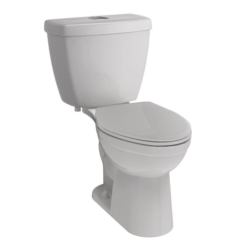 Delta Foundations 2-piece 1.1 GPF1.6 GPF Dual Flush Elongated Toilet in White Seat Included (3-Pack) SVS3-C43913D-WH