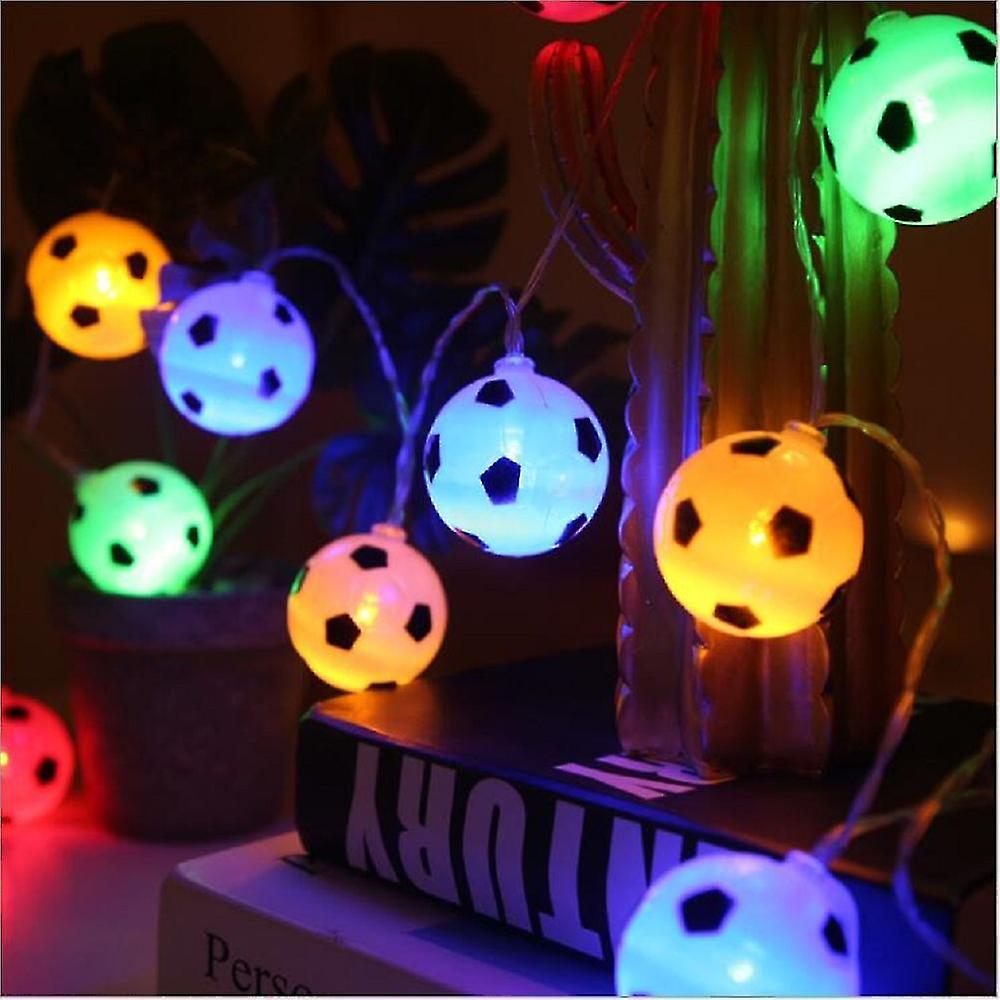 3m Led Soccer Balls String Lights Garland Usb Powered Football Christmas Fairy Lights For Home Party