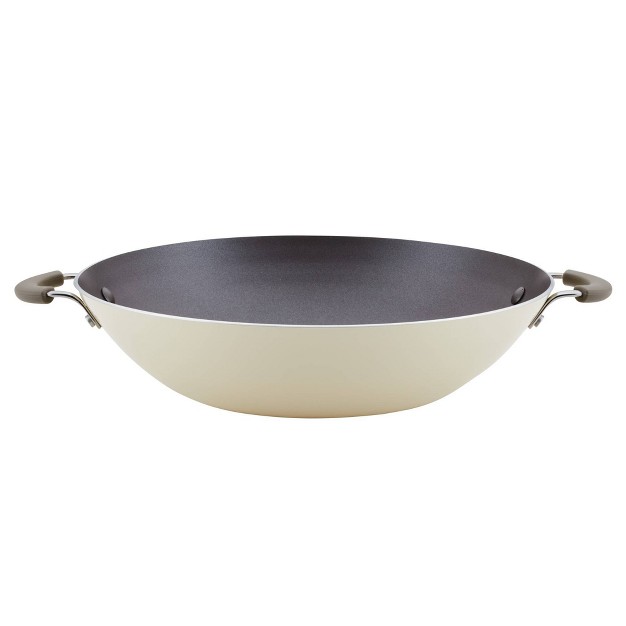 Nonstick Aluminum Wok Almond