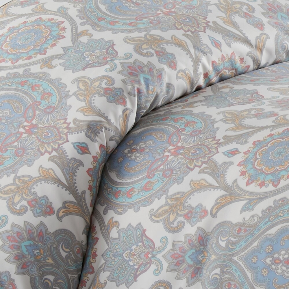 Boho Paisley Comforter and Sham Set