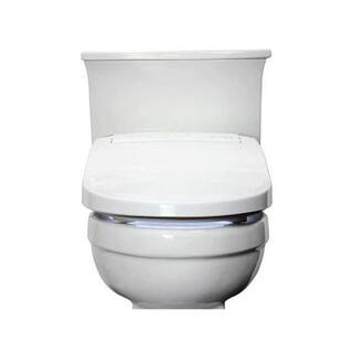 Alpha Bidet JX Electric Bidet Seat for Elongated Toilets in White JX-EW