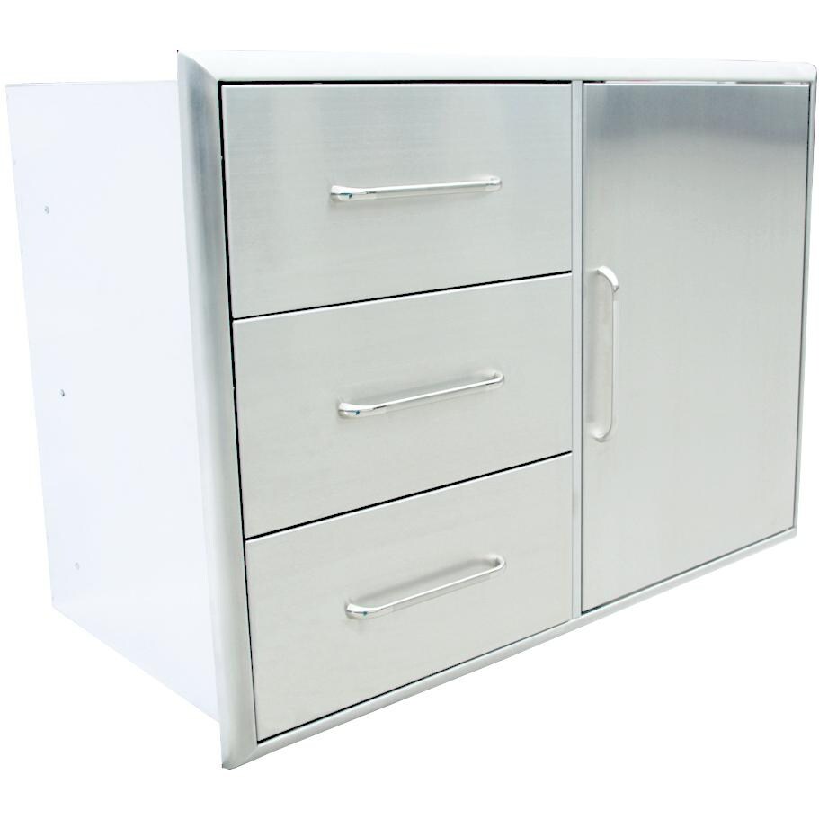 Saber 36-Inch Access Door and Triple Drawer Combo