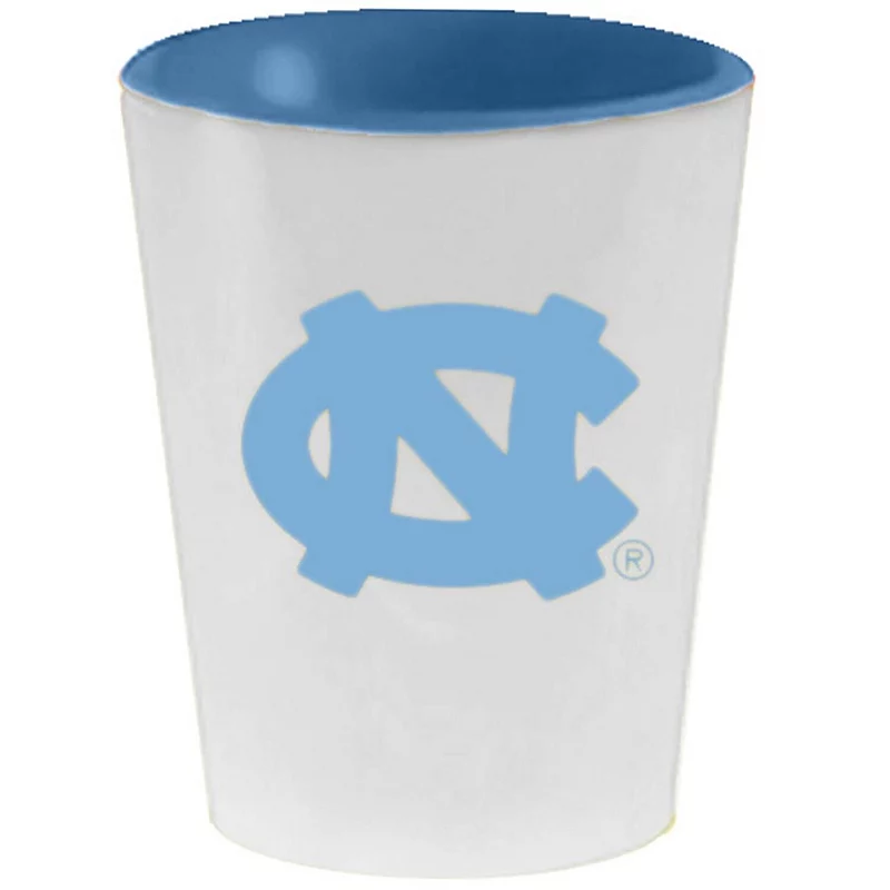 North Carolina Tar Heels 2oz. Inner Color Ceramic Cup