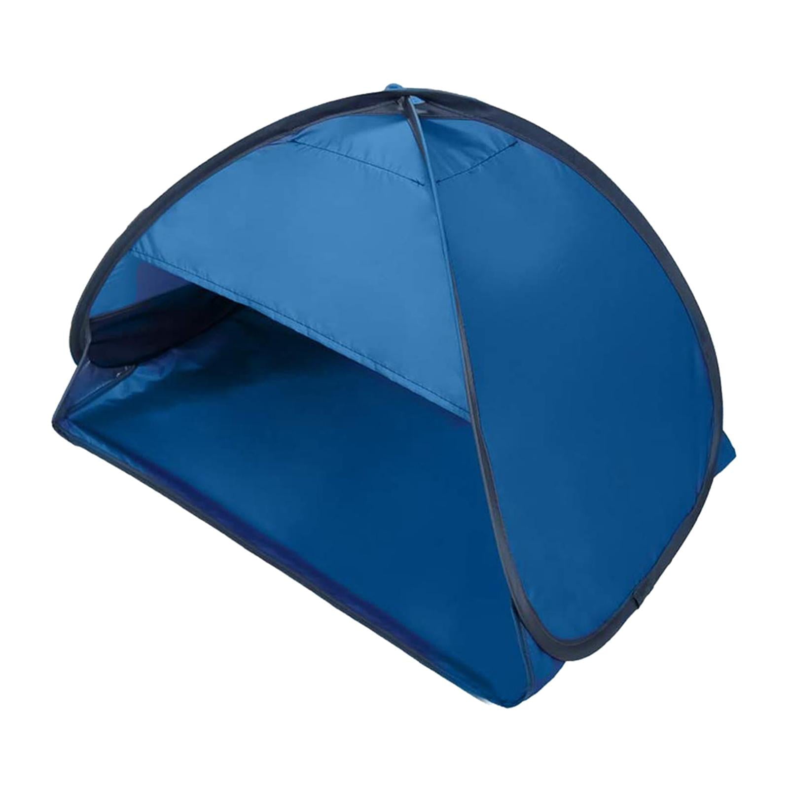 Beach ， Protection Canopy with Phone Holder， Boat， Automatic Shade Tent for Outdoor Picnic Beach Camping - Cloth Blue