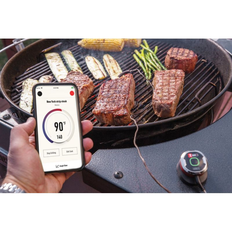 Weber iGrill Mini Bluetooth Thermometer 1.6 In. W. X 1.5 In. H. X 2 In. L.