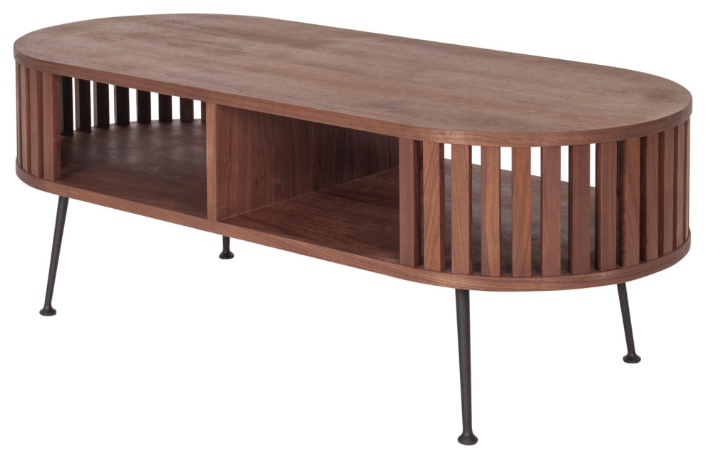 Henrich Coffee Table Natural Oil   Industrial   Coffee Tables   by HedgeApple  Houzz