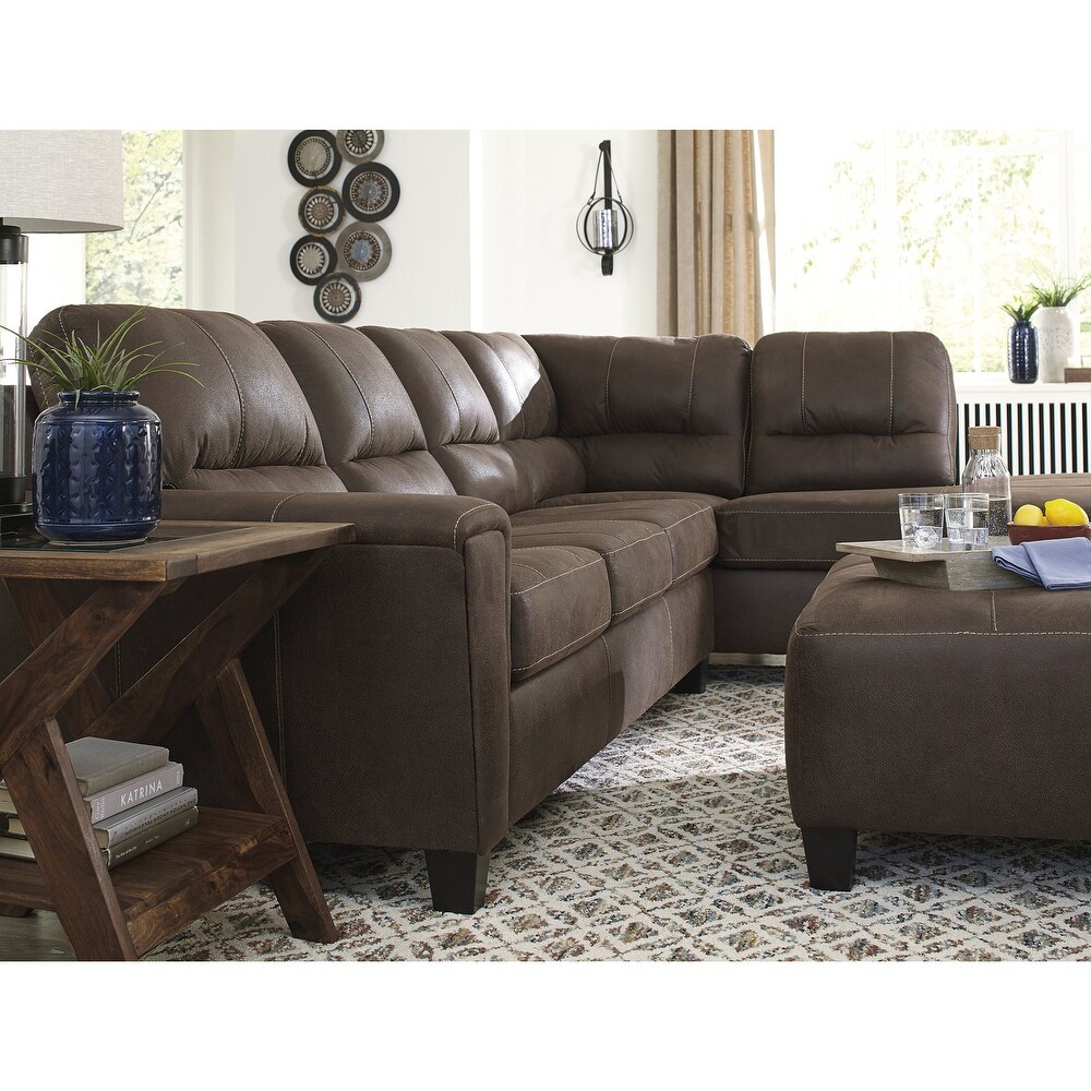 Signature Design by Ashley Navi 2 Piece Sectional with Chaise   117\