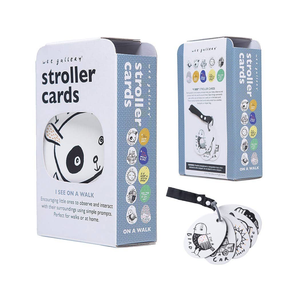 Stroller Cards - I See on a Walk by Wee Gallery