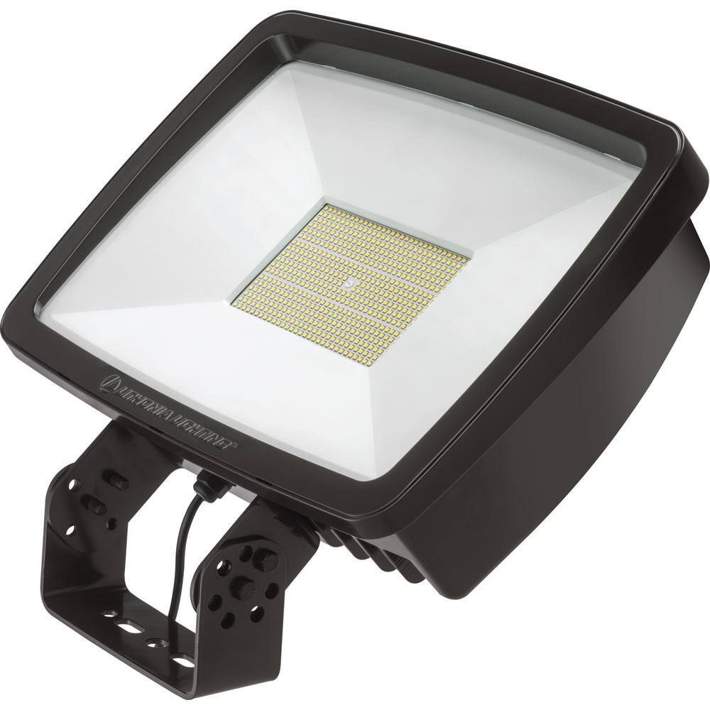 Lithonia Lighting Contractor Select 296-Watt Bronze Yoke Mount Outdoor Integrated LED Flood Light TFX4 LED 40K MVOLT YK DDBXD