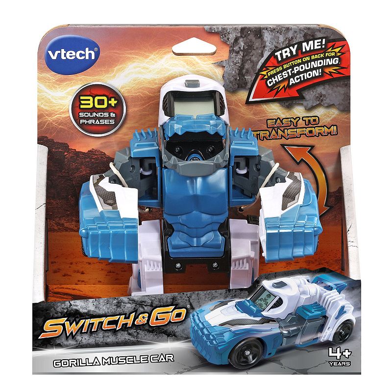 Switch and Go Reshaping Gorilla and Muscle Car Toy