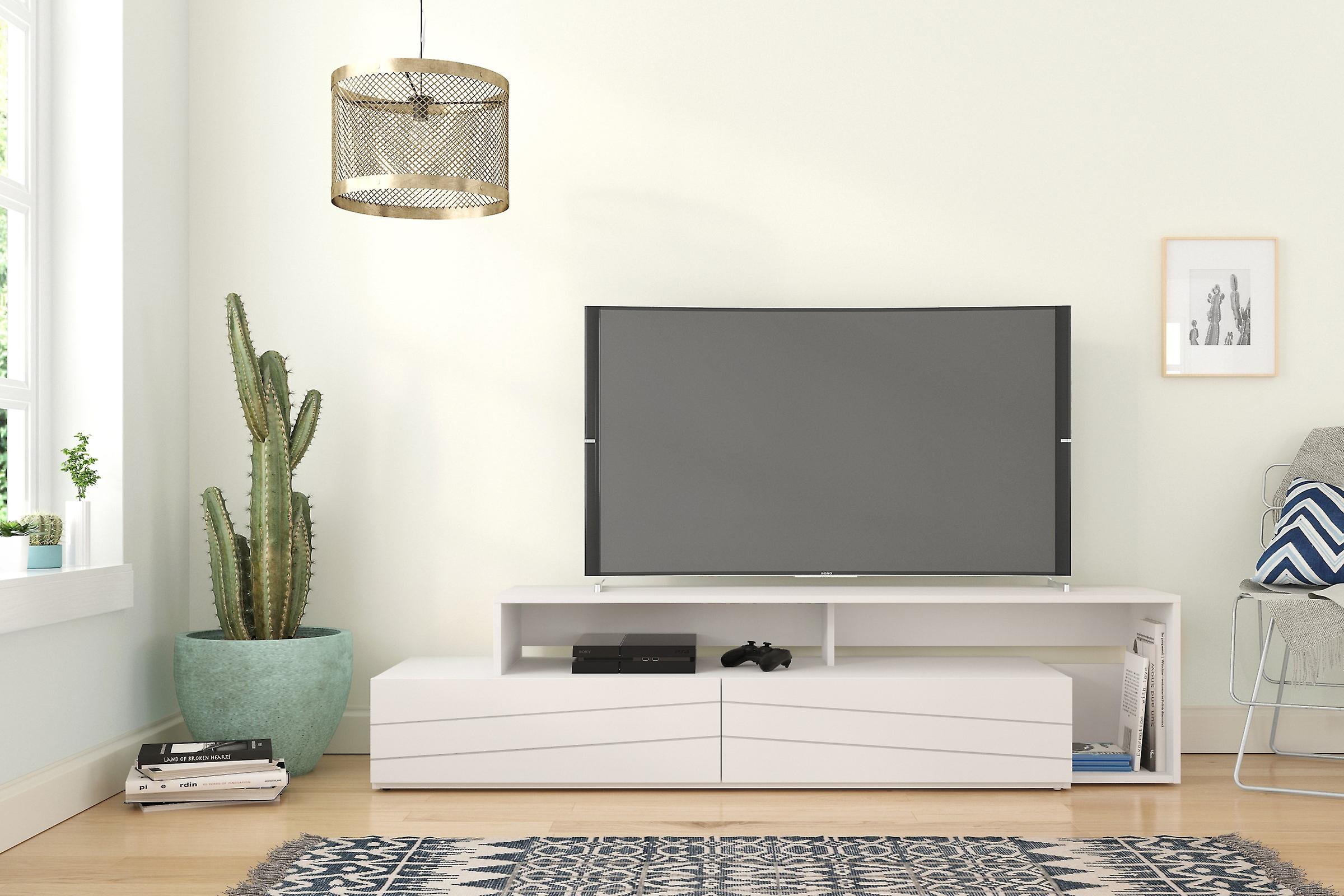 72-Inch Tv Stand With 2 Drawers