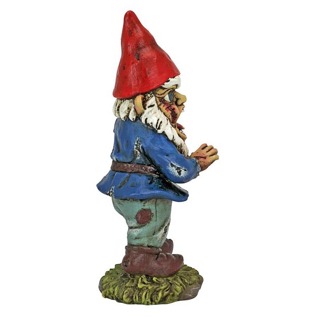 Design Toscano Attack Of The Dead Walking Zombie Apocalypse Garden Gnome Statue