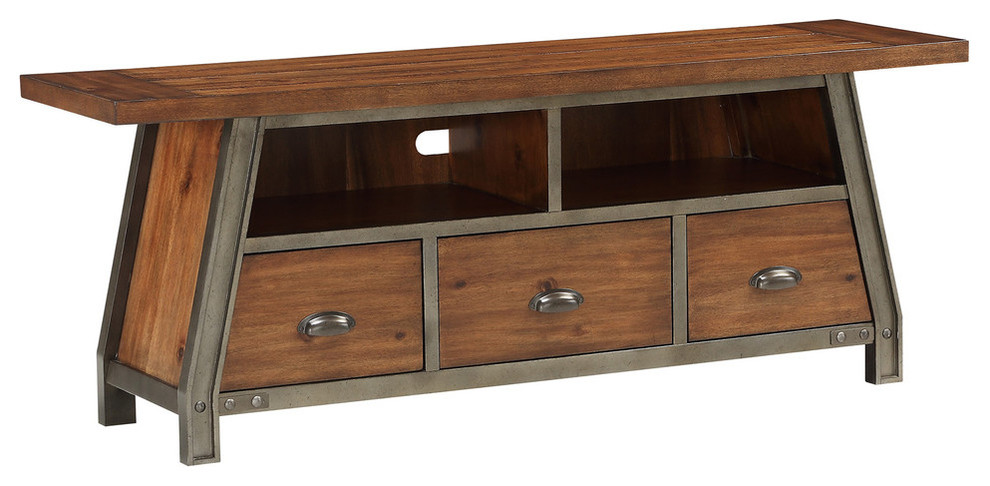 Dayton TV Stand   Industrial   Entertainment Centers And Tv Stands   by Lexicon Home  Houzz