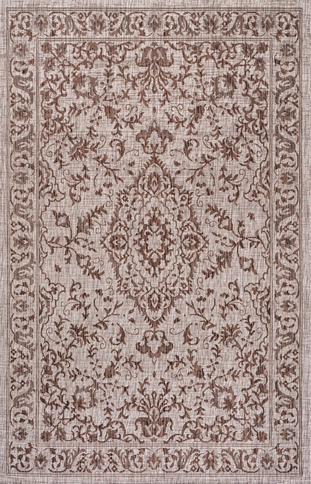 Jerash Ornate Medallion Indoor outdoor Area Rug Jonathan Y