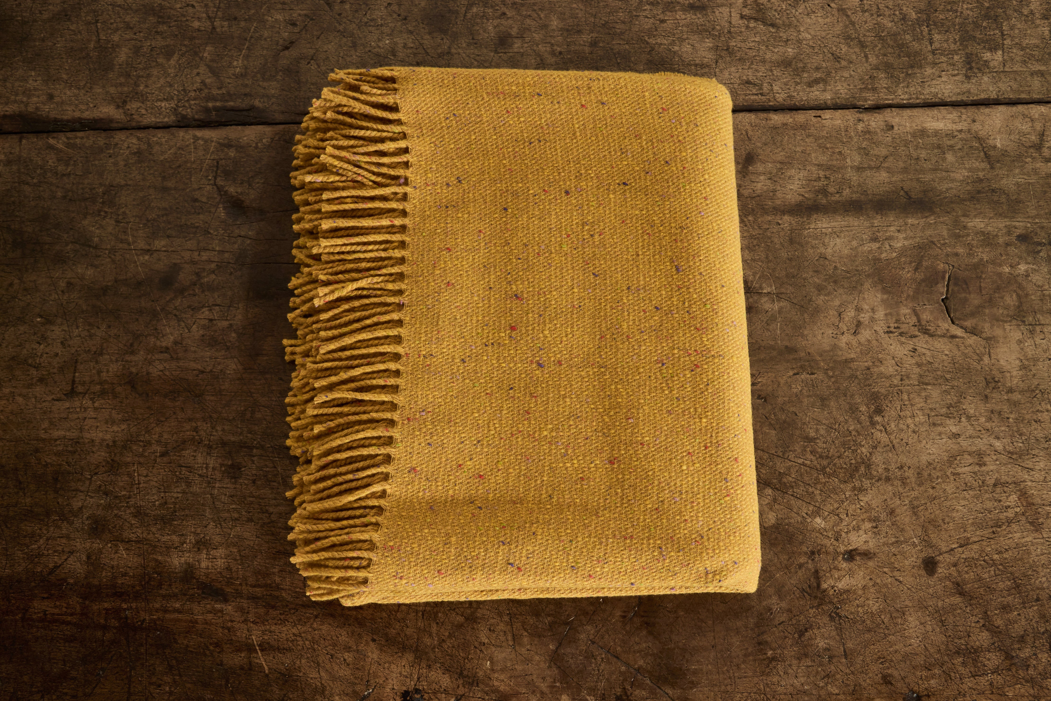 Chartreuse Yellow Throw