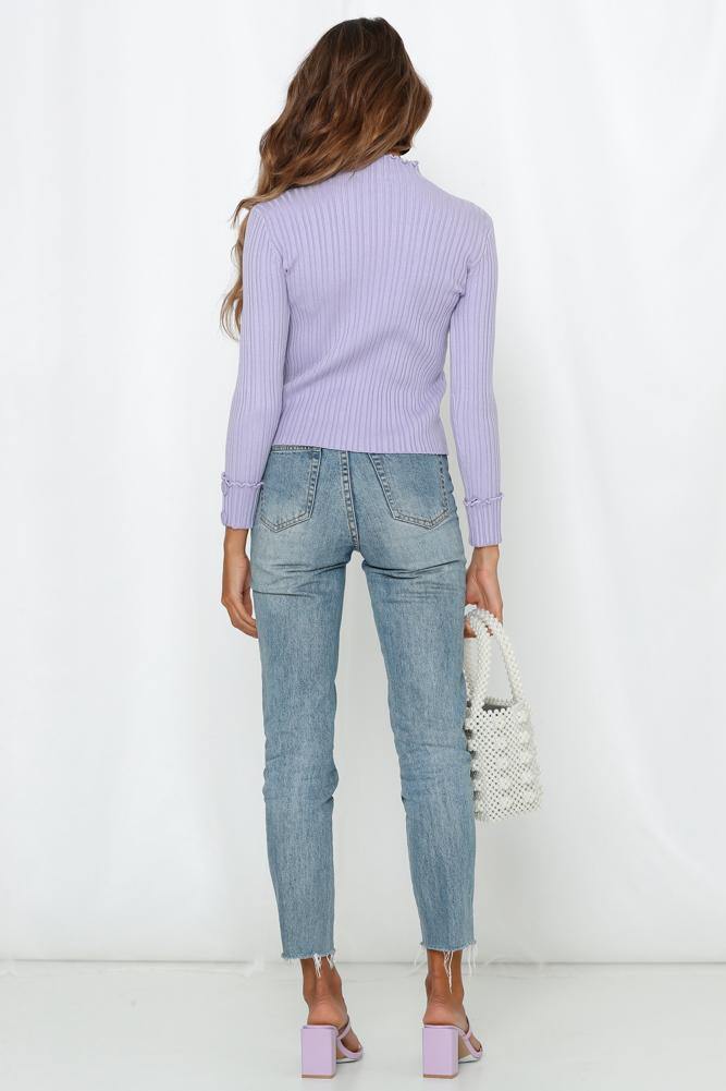 Live A Little Knit Lilac